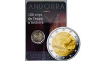 Andorra 2 Euro Base Metals Brilliant Uncirculated Coin 2024 - 100 years of Skiing