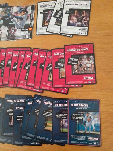 57 MLB Showdown Trading Card Bulk Lot (WOTC 2000-2002) Players & Strategy. Wizards of the Coast. Collectable, sports, memorabilia. Baseball. USA.
