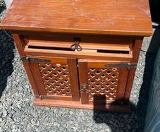 pine bedside locker