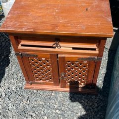 pine bedside locker