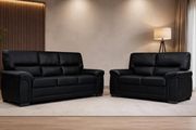 New 3+2 Black Sofas