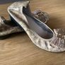 Ecco Low Wedge Ballerina Shoes Image 6