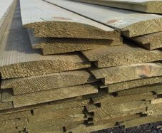 Pressure treated barrel board 4.8m long