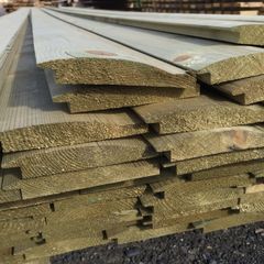 Pressure treated barrel board 4.8m long