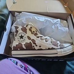 cow print converse