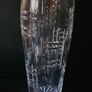 24% Lead Crystal Vase Image 2