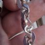 Mens Sterling Silver Cuban Chain Bracelet Image 8