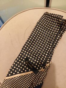 100% silk neck scarf