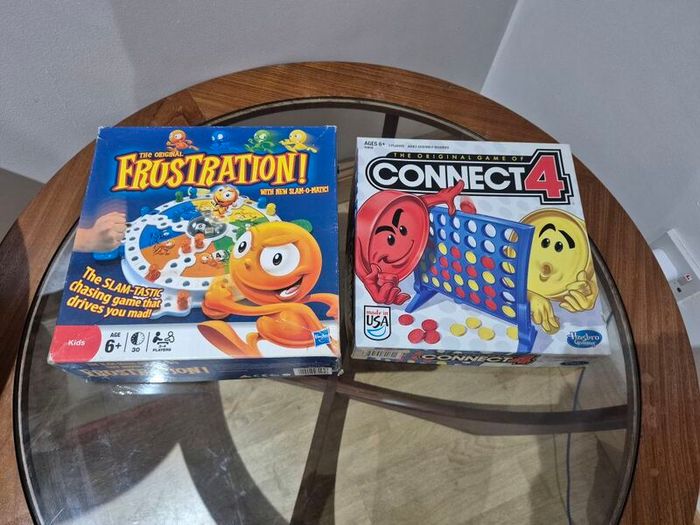 Hasbro Board Game Bundle - Connect 4 & Frustration! 100% Complete