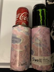 Thermal insulated bottle swell drink cooler beer coke Swell Stainless Steel Chiller Cans and Slim Bottles Triple-Layered Vacuum-Insulated