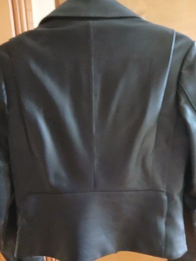 Biker style leather