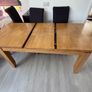 Extendable white oak kicthen Table Image 4