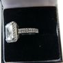 Vintage Sterling Silver 925 Timeless Elegance Halo CZ Ring size K - 5,52g Image 6
