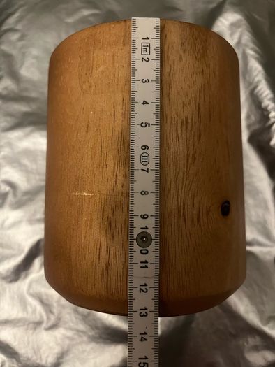mortar and pestle acacia wooden hand made