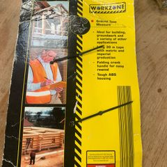 Work one ground measuring tape hand tool