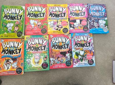 Bunny versus monkey comic and books all of them