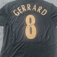 Steven Gerrard Liverpool legend signed istanbul jersey