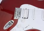 Electric Guitar Strat style Freya ST-2H Candy Apple Red Maple fretboard