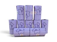 main image for ad PE Perfumed Purple Dog Poo Bags - 10 x rolls - 15 bags per roll