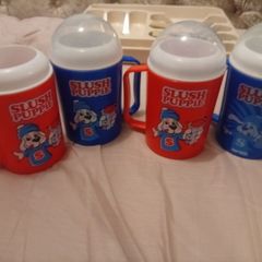Slush puppie cups x4