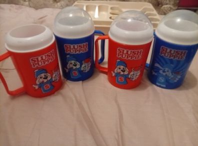 Slush puppie cups x4