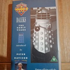 Doctor Who VHS Daleks the early years in very good condition