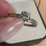 White Gold Engagement Ring Image 4