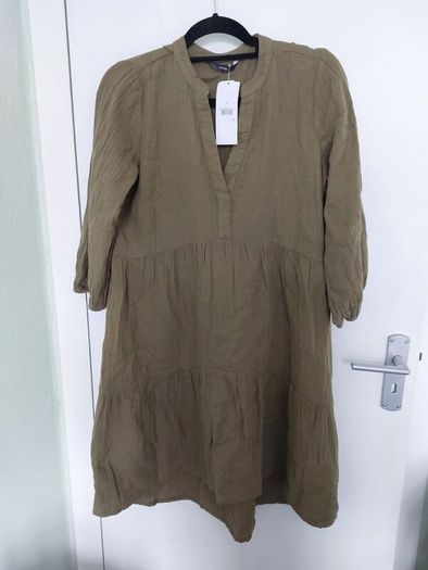 Khaki smock dress