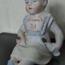 antique German piano baby bisque Image 2