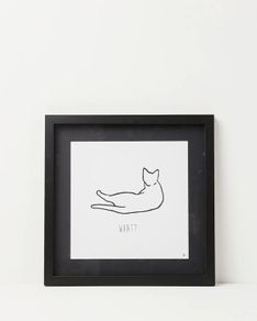Oliver Bonas - Cat Wall Art