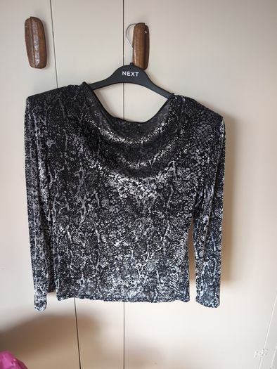 Vintage Top Soft Velour 14-16 French label