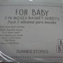 . Moses Basket Sheet for Sale Image 2