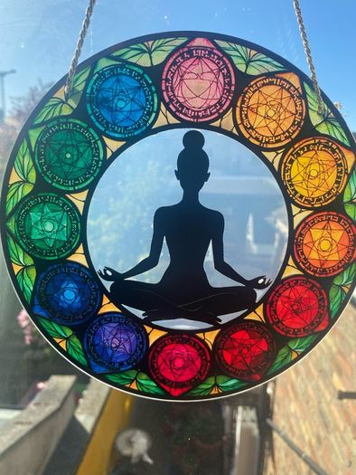 Chakra meditation Suncatcher
