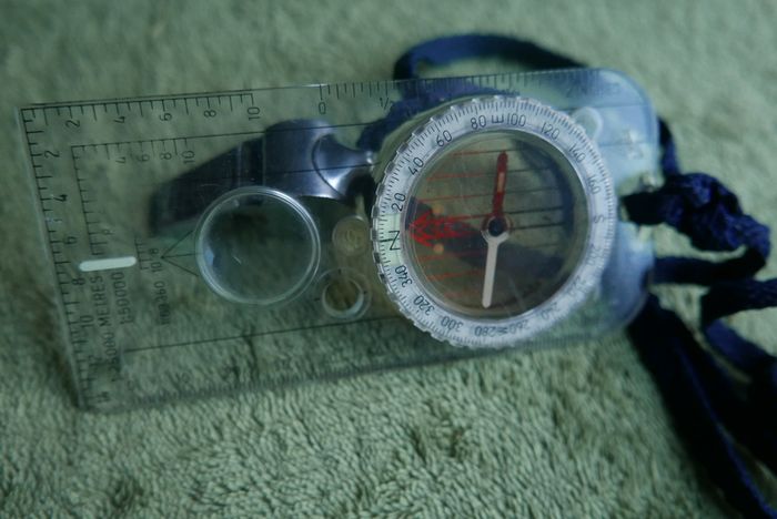 Vintage Outdoors Compass and Spirit Whistle