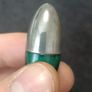 Victorian Antique Bullet Shaped Perfume Bottle circa 1890s Image 2