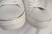 Heavenly Feet Runners in White and Silver Trim