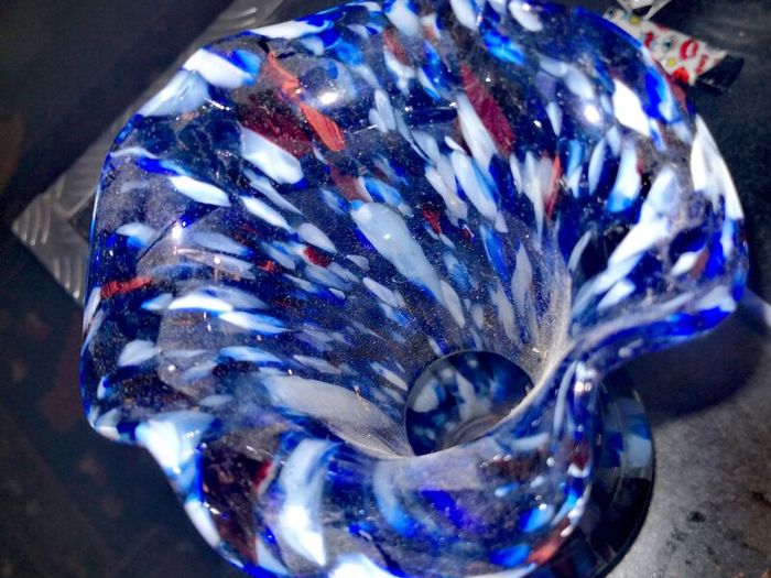 Tall and heavy Murano vase