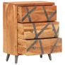 Sideboard 60x30x75 cm Solid Acacia Wood Image 5