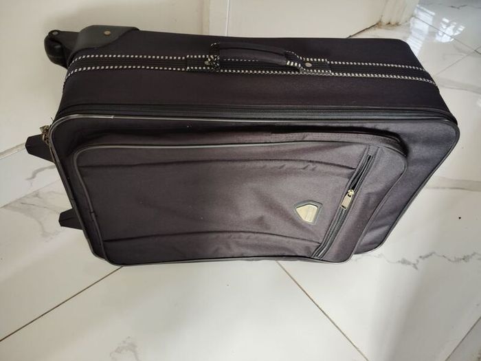 black suitcase