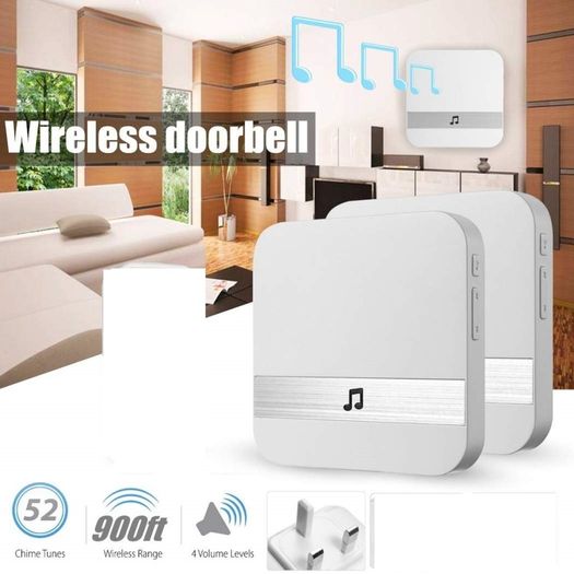 Indoor Wireless Chime for Wireless Video Doorbell Irish Plug