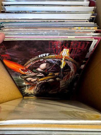 Image & Top Cow Long Comic Box w 320 comics for Sale