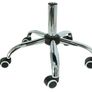 Ergonomic saddle stool chair - height adjustable - 360 degrees rotatable - Barber stool - Black Image 7