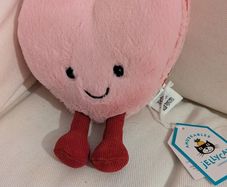 Jellycat Amuseables Colette Heart Macaron Soft Toy NEW VALENTINES 2026