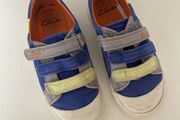 Clarks City Vibe Kid Bright Blue 9G Wide