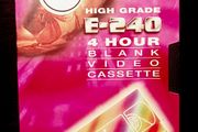 Mr.Video. E- 240 . 4 Hour. Blank Video Cassette Tapes.