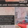 Wood And Masonry Drill Bit Set Profi 18 Piece Metal Case Image 2