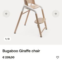 high chair bugaboo giraffe - brand new!