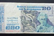 Ireland | 1983 | 20 Pounds | P.73b | LKE 619158 | VF+