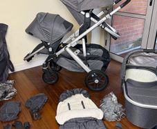 Uppababy Vista V2 double buggy twin pram