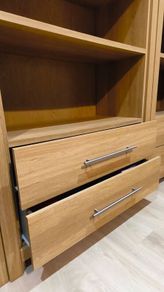 Oak color book shelf  lots of space